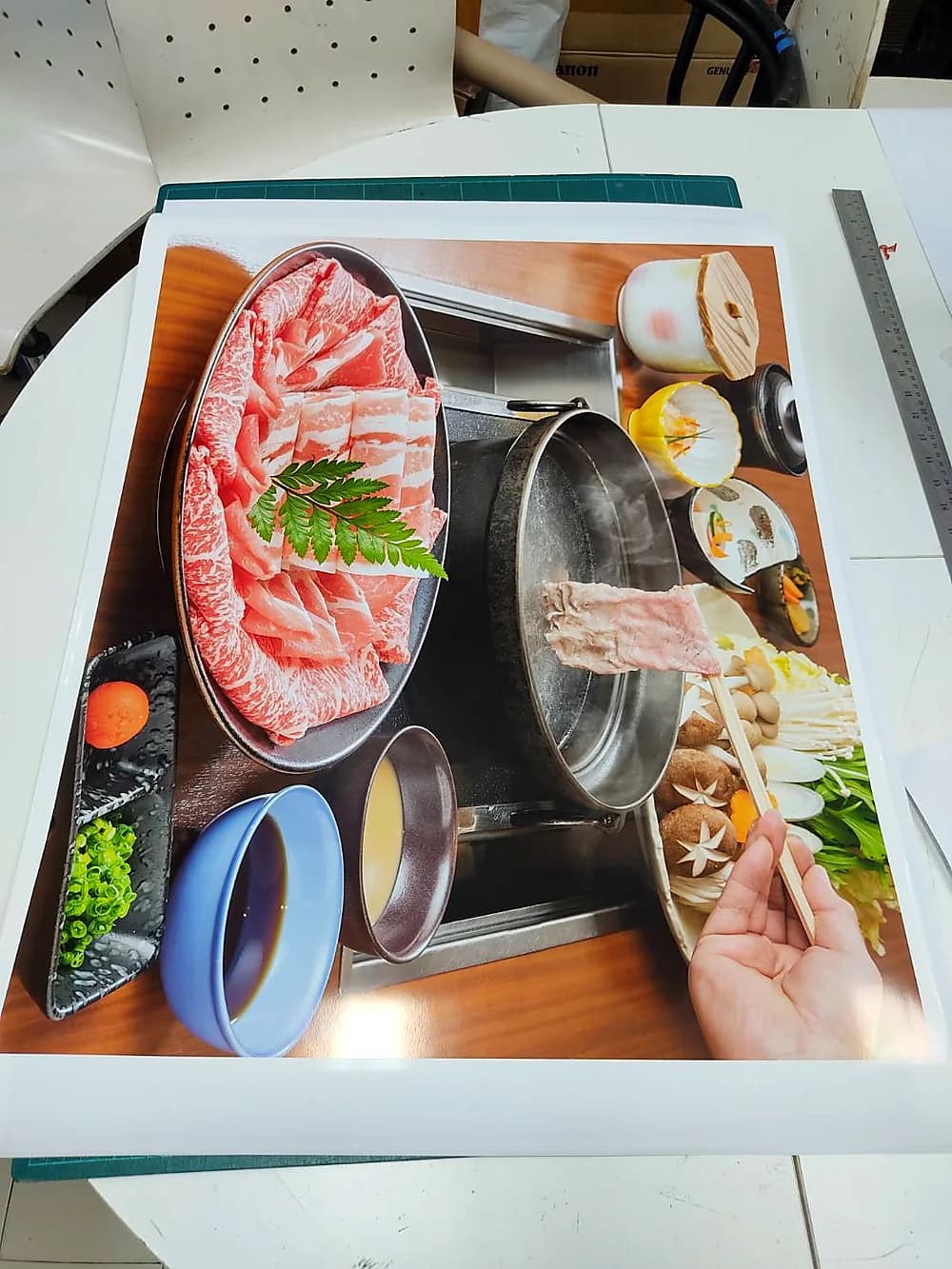 ตัวอย่างโปสเตอร์ร้านอาหารชาบู